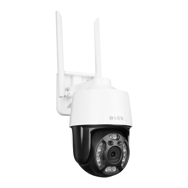 S-link SL-PTZ02 3MP 3.6 Lens PTZ Dome Hareket Algılamalı TF Card Dual Band Wifi IP Kamera Tuya