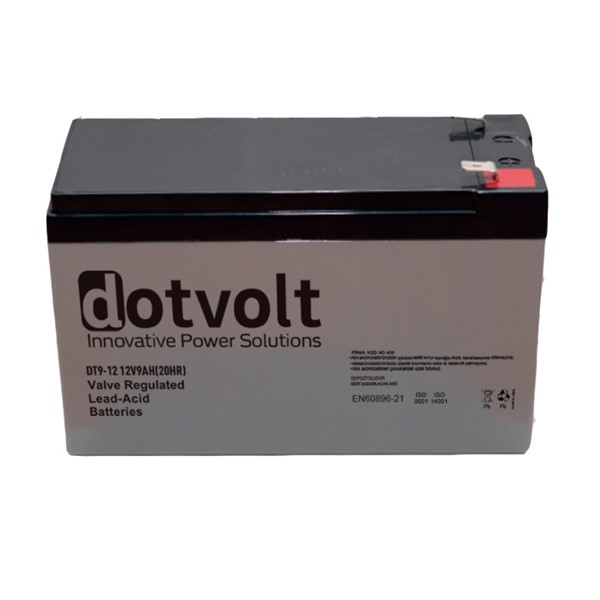 DOTVOLT 12v 9amper DT9-12 Kuru Tip Akü