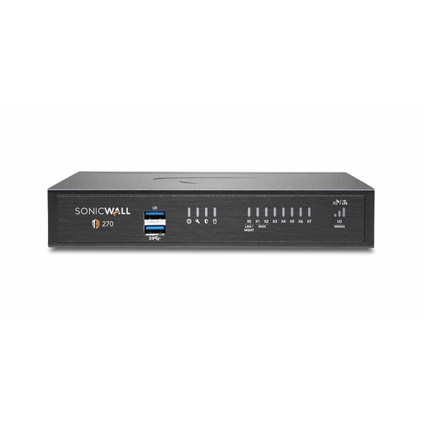 SONICWALL TZ270 02-SSC-6846 Sec Upgrade Plus - Ess Ed 2yıl Lisans 8x1GbE, 2 USB 3.0, 1 Console Firewall 