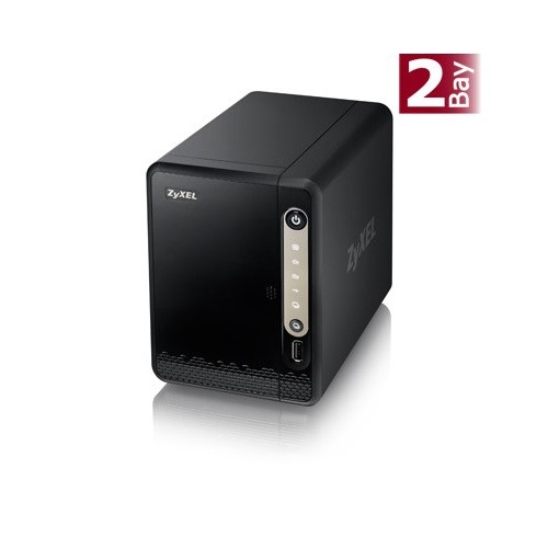 ZyXEL NAS326 MARVELL DC- 512 MB RAM- 2-diskli Nas Server (Disksiz)