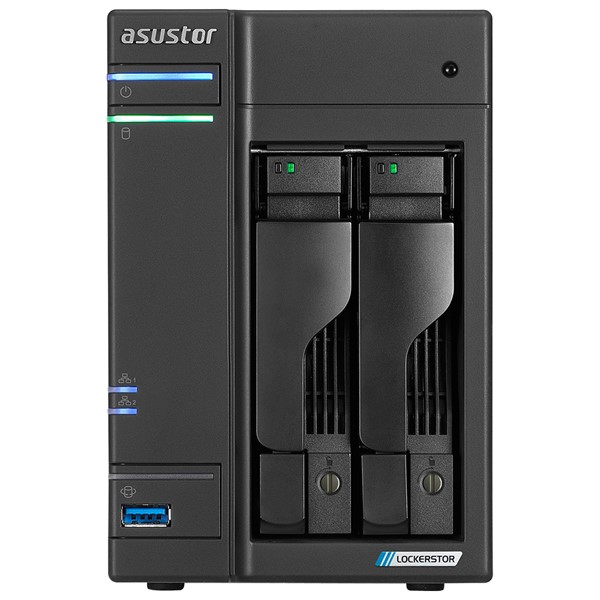 ASUSTOR AS6702T CELERON QC N5105 4GB RAM-2-diskli Nas Server (Disksiz)