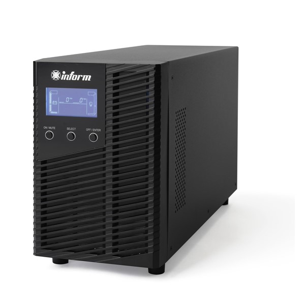 INFORM 2KVA SINUS EVO ONLINE 1/1F LCD EKRAN TOWER UPS 4x 12V 9 Amper