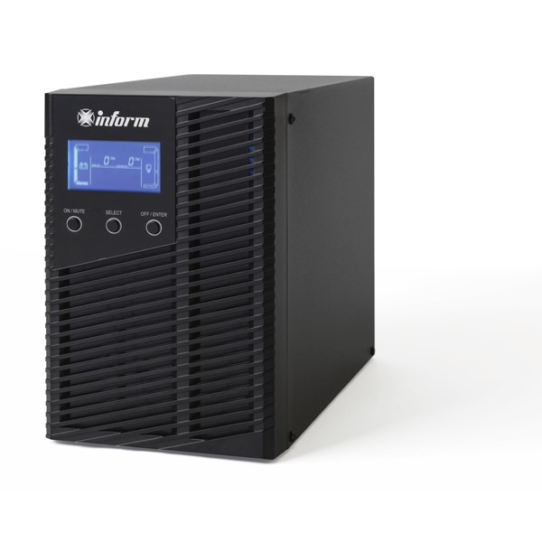 INFORM 1KVA SINUS EVO ONLINE 1/1F LCD EKRAN TOWER UPS 2x 12v 7AH