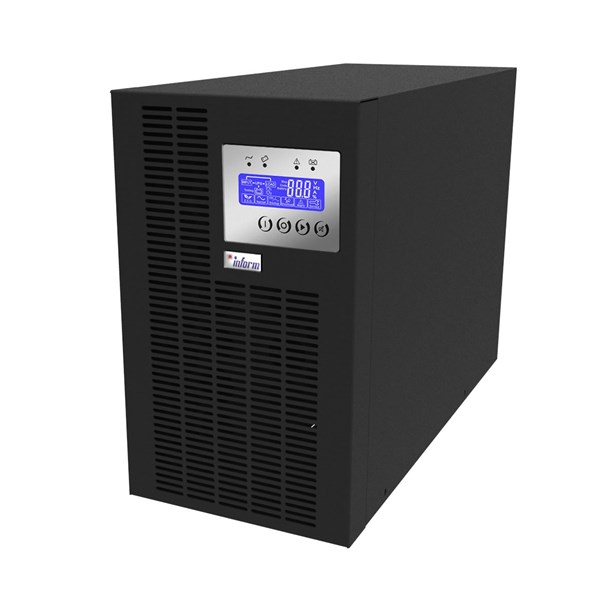 INFORM 3KVA SINUS PREMIUM ONLINE 1/1F LED EKRAN UPS 8x 12v 9amper