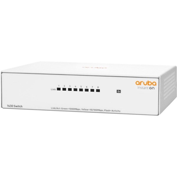 ARUBA 8port Instant On 1430-8G R8R45A GIGABIT Yönetilemez Switch Masaüstü