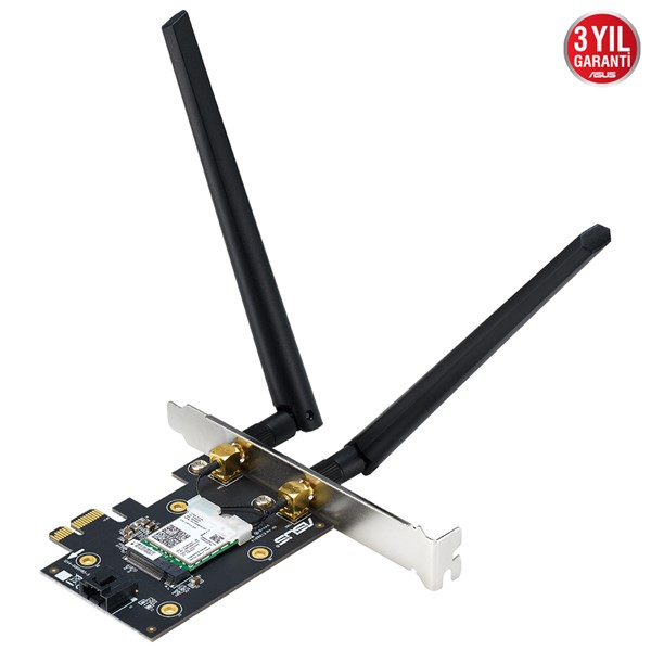 ASUS PCE-AX3000 Dual Band PCIe Kablosuz Adaptör,Bluetooth