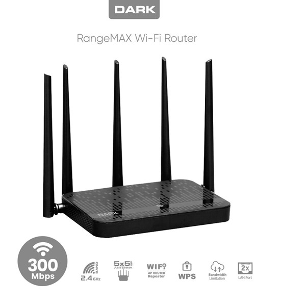 DARK DK-NT-WRT307 N300 2.4ghz Mesafe Genişletici EV Ofis Tipi Access Point Router