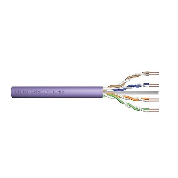 DIGITUS CAT6 Utp 23AWG Gri 500m Makara Saf Bakır Kablo 0.50mm DK-1614-VH-5