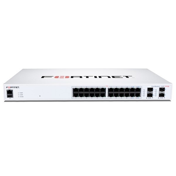 FORTISWITCH 24port 450w FULL PoE FS-124F-FPOE GIGABIT 4XSFP+ Yönetilebilir Switch RackMount