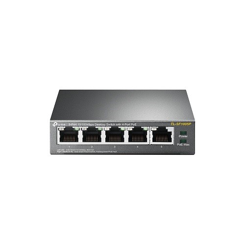 TP-LINK 5port 63w 4port PoE TL-SF1005P 10/100 Yönetilemez Switch