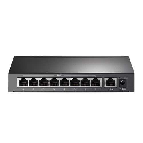  TP-LINK 8-port TL-SF1009P 10/100 Yönetilemez 65w Full PoE Switch