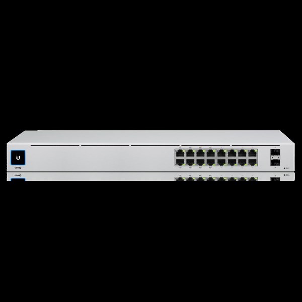 UBIQUITI 16-port USW-16-POE Gigabit 2X-SFP Yönetilebilir Full PoE Switch