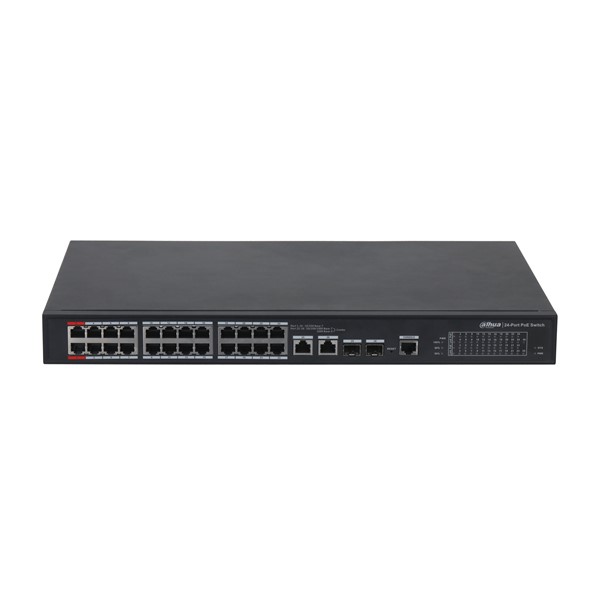 DAHUA 24-PORT 360W FULL POE PFS4226-24ET-360-V3 10/1000 2X-SFP YÖNETİLEBİLİR  POE SWITCH