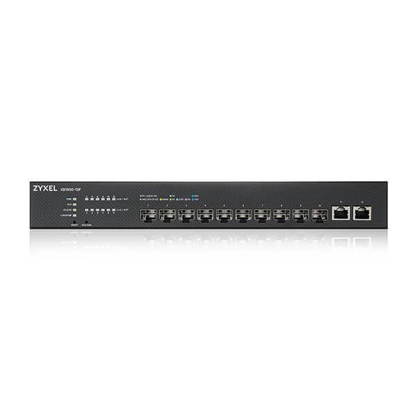 ZYXEL 12-PORT XS1930-12F 2-PORT 10GBE 10-SFP 10GBE YÖNETİLEBİLİR SWITCH