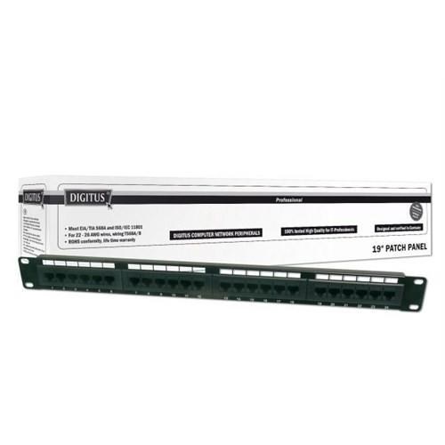 DIGITUS 1U 24port Cat6 Utp Bakır Patch Panel DN-91624U-CR