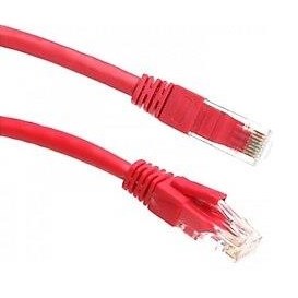 ODS 0.3m CAT6 Utp LSZH Saf Bakır Kırmızı Patch Kablo