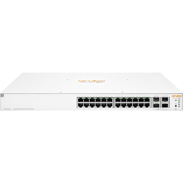 ARUBA 24port Instant On 1930-24G-PoE+ JL684B GIGABIT 4-SFP 10GBE 370W FULL POE SWITCH