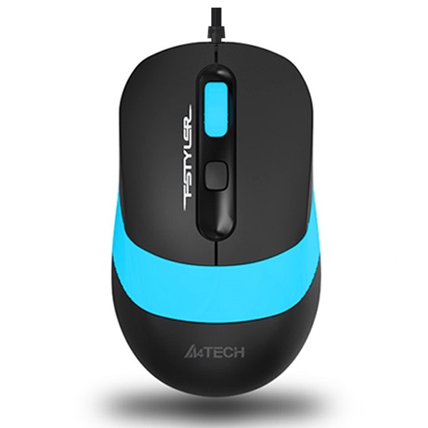 A4 TECH FM10 USB 1600dpi Optic Siyah/Mavi Mouse