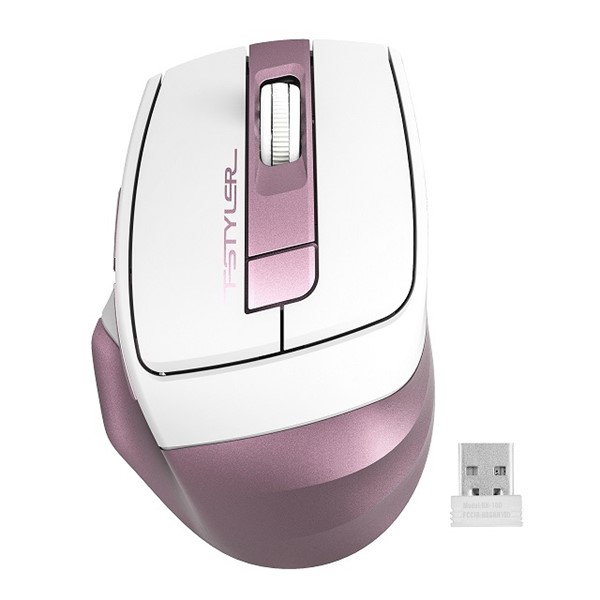 A4 TECH FG35 Kablosuz 2000dpi Optic Pembe/Beyaz Mouse