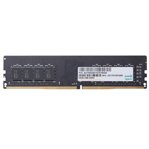 APACER 16GB DDR4 3200MHZ CL22 PC RAM VALUE EL.16G21.GSH