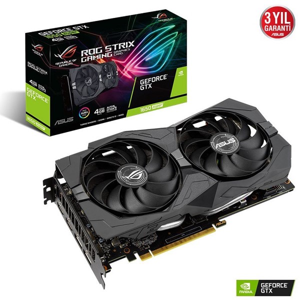 ASUS GTX1650 4GB SUPER ROG STRIX GTX1650S-O4G-GAMING GDDR6 128bit 2x HDMI 2X DP PCIe 16X v3.0