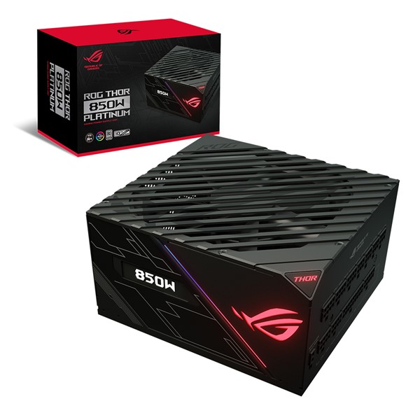 ASUS 850W 80+ PLATINUM ROG THOR 850P 13.5cm Fanlı APFC Power Supply