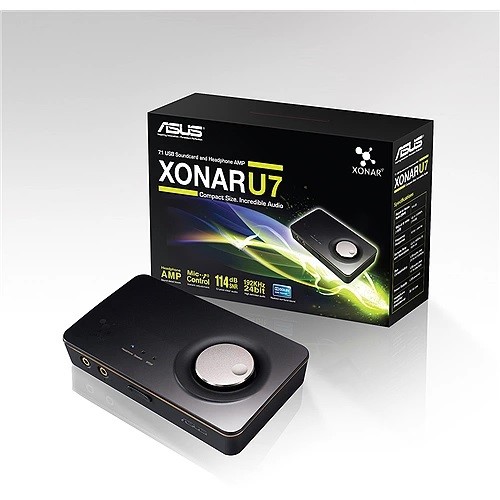 ASUS USB Xonar U7 MKII 7.1 Gaming 24bit Ses Kartı