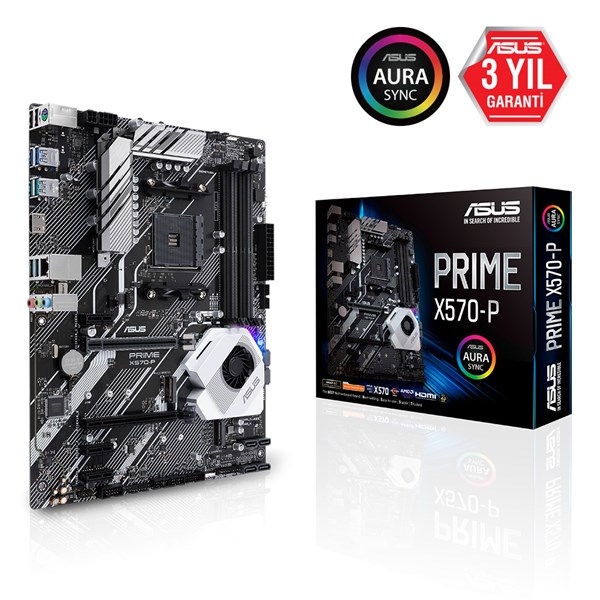 ASUS PRIME X570-P DDR4 HDMI DP PCIe 16X v4.0 AM4 ATX