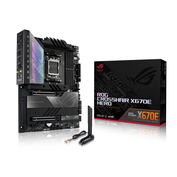 ASUS Rog Crosshair X670E HERO WIFI-6E DDR5 PCIe 16X v5.0 AM5 ATX