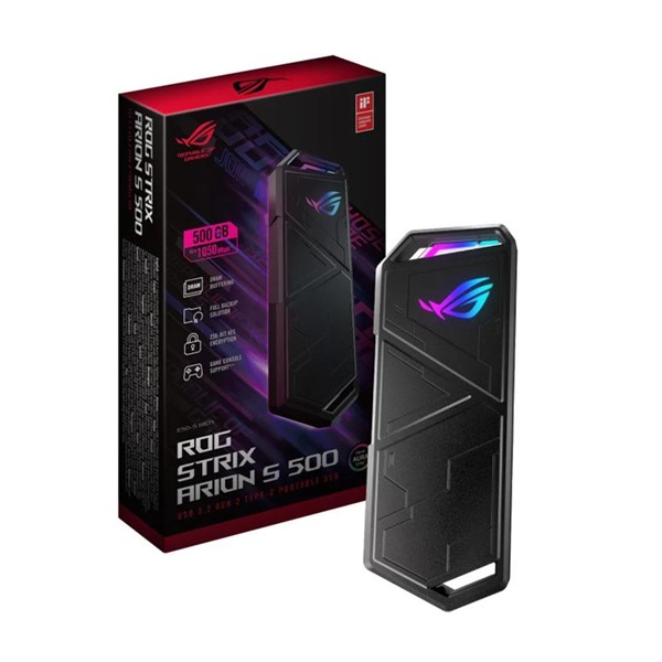 ASUS 500GB SSD ROG STRIX ARION S500 Type-C Harici Disk