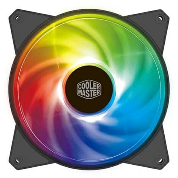 COOLERMASTER 12cm MasterFan MF120R RGB R4-120R-20PC-R1 Siyah 256 Renk LED Kasa Fanı 4pin