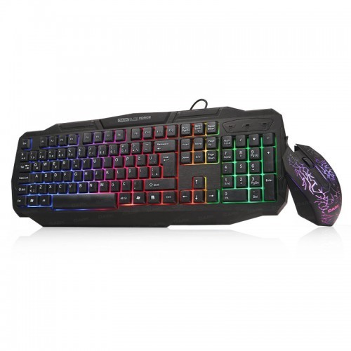 DARK Force USB Q Trk Lazer Mouse Siyah Gaming Klavye - Mouse Set DK-AC-GKM1000