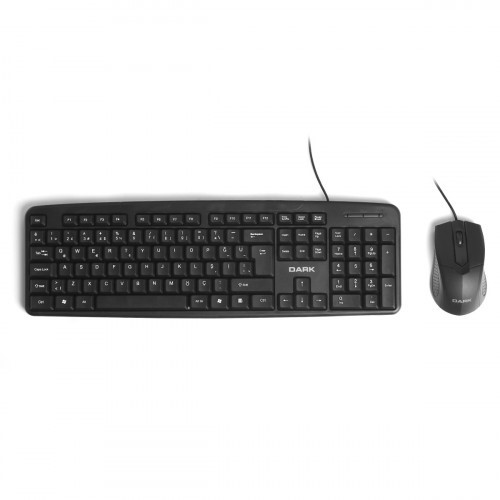 DARK USB Q Trk Standart Klavye - Mouse Set DK-AC-KM1030