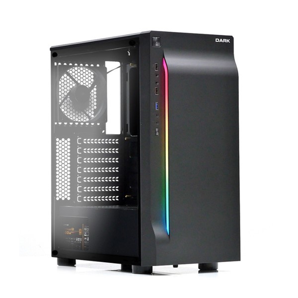 DARK ELEGANCE DKCHELEGANCE500 500W Gaming Mid-Tower PC Kasası