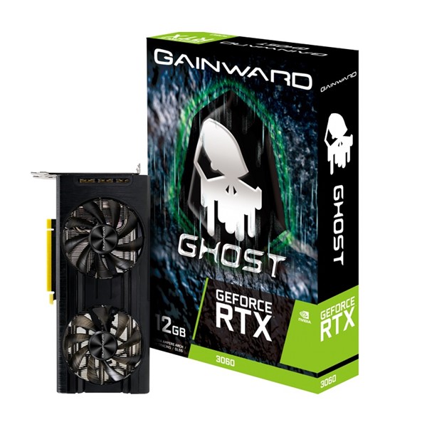 GAINWARD RTX3060 12GB GHOST NE63060019K9-190AU GDDR6 192bit HDMI DP PCIe 16X v4.0