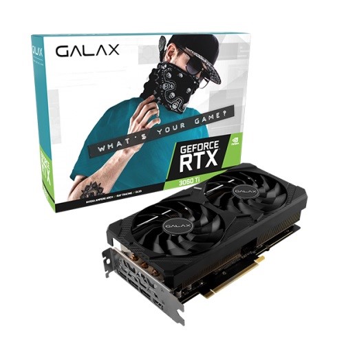 GALAX RTX3060TI 8GB 1 CLICK OC PLUS 36ISL6MD1VQW GDDR6X 256bit HDMI DP PCIe 16X v4.0