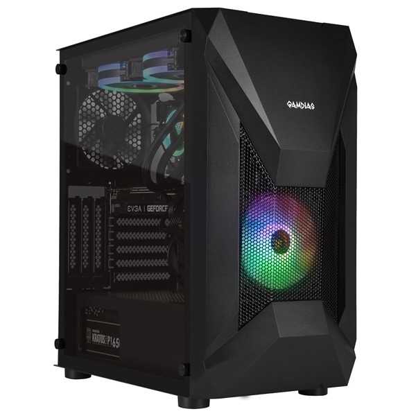 GAMDIAS 500W ATHENA E1 ELITE Gaming Mid-Tower PC Kasası