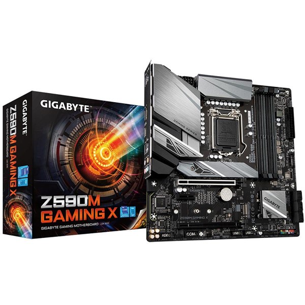 GIGABYTE Z590M GAMING X DDR4 M2 PCIe NVME HDMI DP PCIe 16X v4.0 1200p v2 mATX