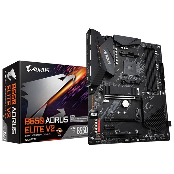 GIGABYTE B550 AORUS ELITE v2 DDR4 HDMI DP PCIe 16X v4.0 AM4 ATX