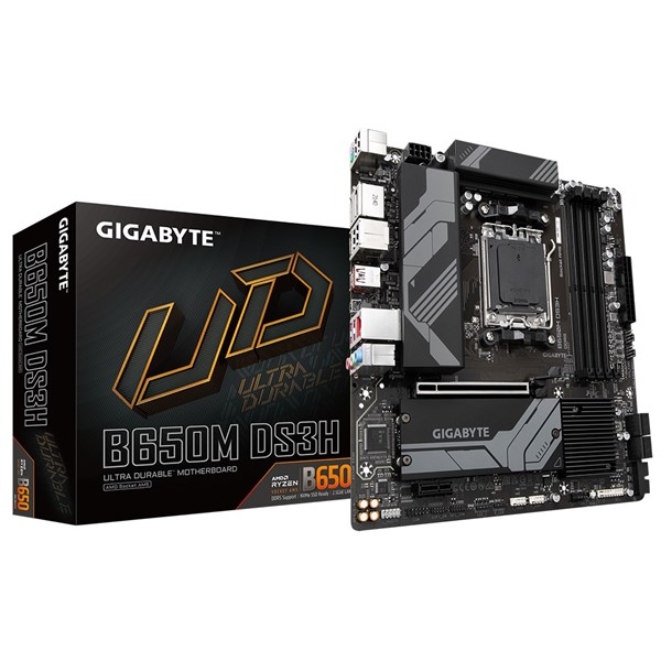 GIGABYTE B650M DS3H DDR5 HDMI DP PCIe 16X v4.0 AM5 mATX