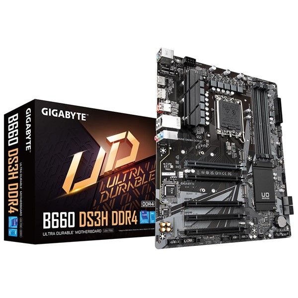 GIGABYTE B660 DS3H DDR4 HDMI DP PCIe 16X v4.0 1700p ATX