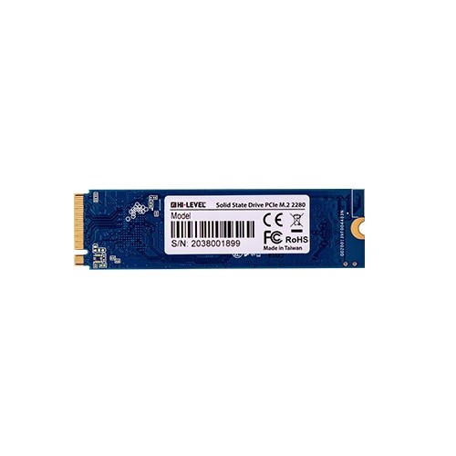 HI-LEVEL 512GB HLV-M2PCIeSSD2280/512G 3300- 3100MB/s M2 PCIe NVMe Gen3 Disk