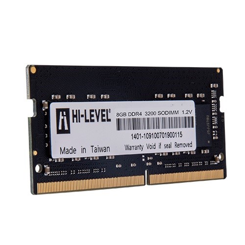 HI-LEVEL 8GB DDR4 3200MHZ NOTEBOOK RAM VALUE HLV-SOPC25600D4/8G