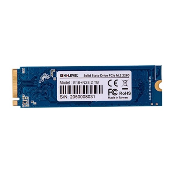 HI-LEVEL 2TB HLV-M2PCIeG4X4SSD2280/2T 5100- 3600MB/s M2 PCIe NVMe Gen4 Disk