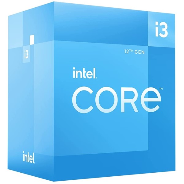 INTEL CORE i3 12100F 17MB 4çekirdekli VGA YOK 1700p 58w Kutulu+Fanlı