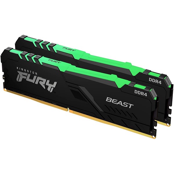 KINGSTON 32GB (2X 16GB) DDR4 3600MHZ CL18 DUAL KIT RGB FURY BEAST KF436C18BBAK2/32