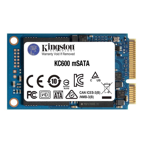 KINGSTON 256GB KC600 SKC600MS/256G 550- 500MB/s MSata Disk