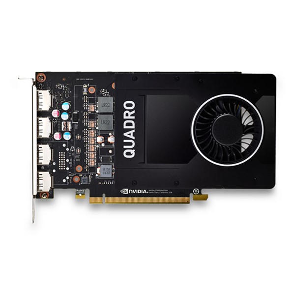 PNY P2000 5GB QUADRO VCQP2000-PB DDR5 160bit 3X mDP PCIe 16X v3.0