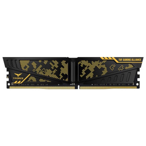 TEAM 8 GB DDR4 3200MHZ CL16 RGB PC RAM T-FORCE TUF YELLOW TLTYD48G3200HC16F01