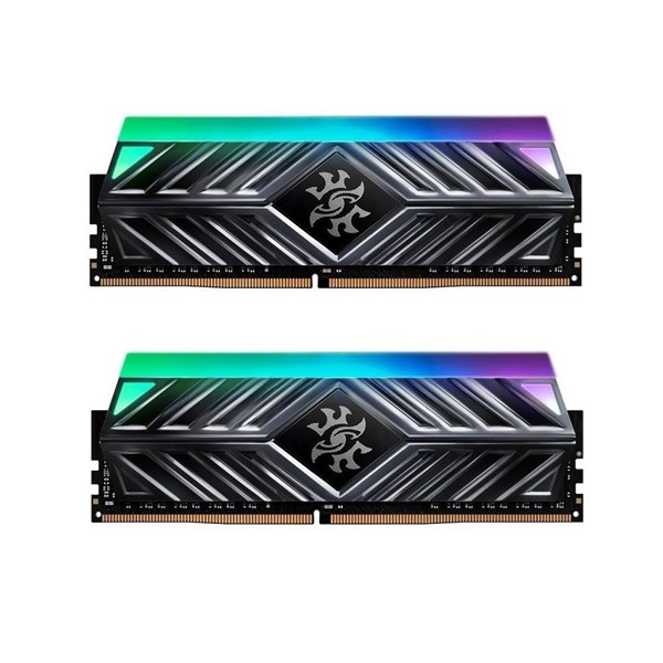 XPG 16GB (2X 8GB) DDR4 3200MHZ CL16 RGB DUAL KIT PC RAM SPECTRIX D41 AX4U32008G16A-DT41